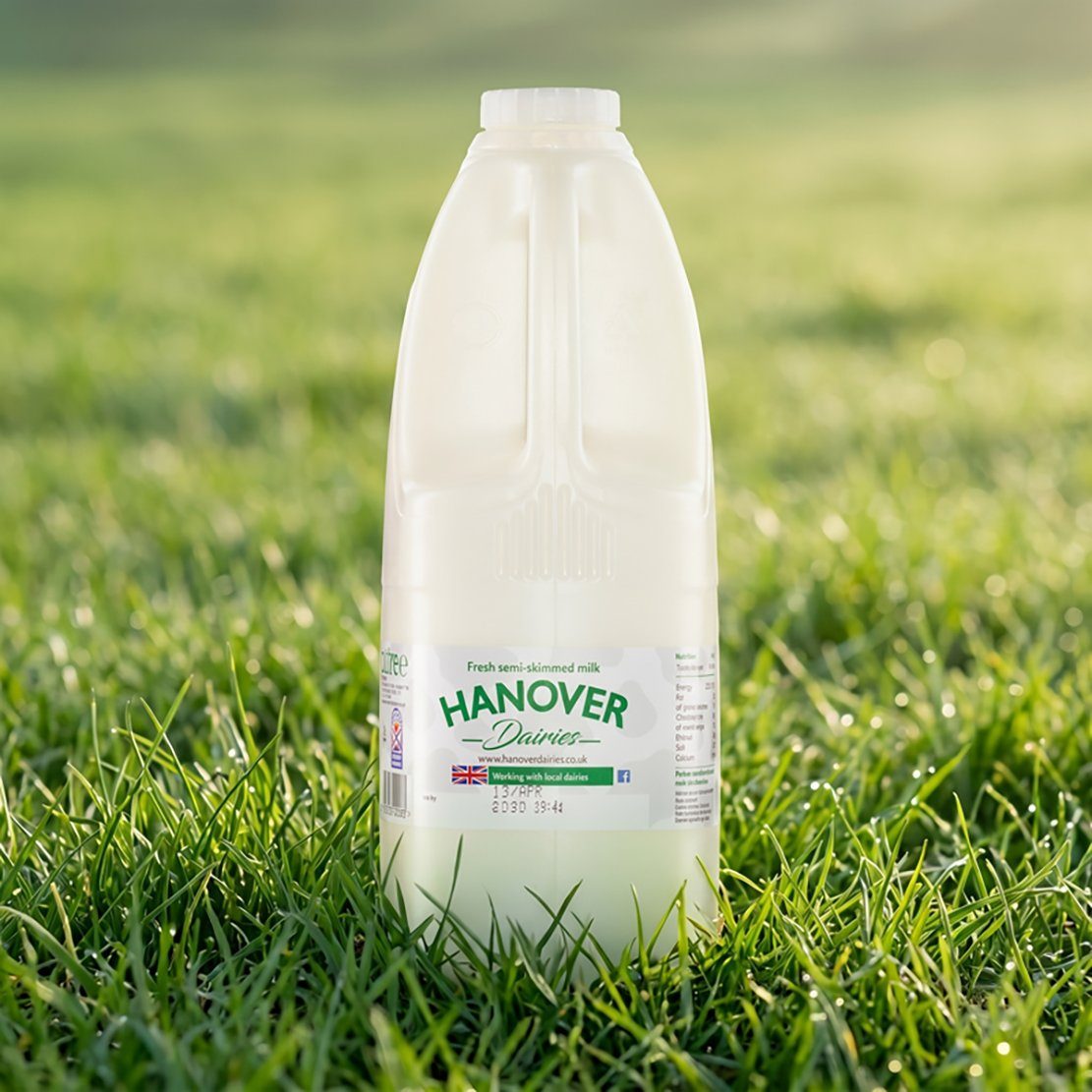 Semi-Skimmed Milk 2 Litre Poly Bottle